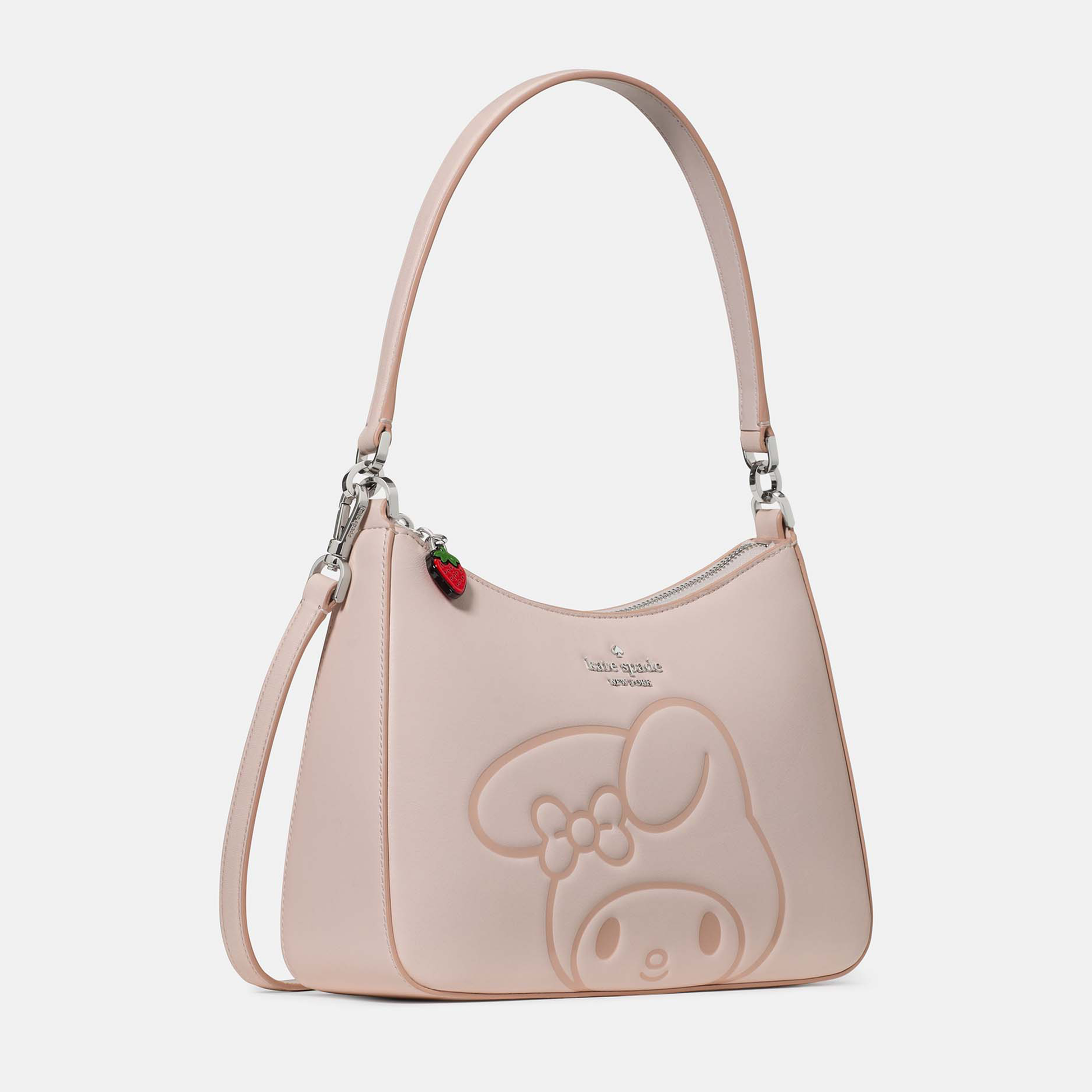 My Melody x Kate Spade New York Margot Puffy Convertible Shoulder Bag (Pink)