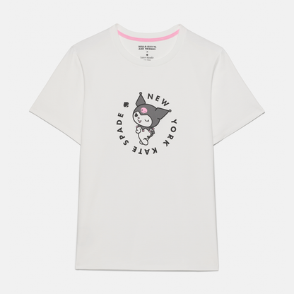 Kuromi x Kate Spade New York T-Shirt (Fresh White)