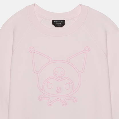 Kuromi x Kate Spade New York Sweatshirt (Powdered Sugar)