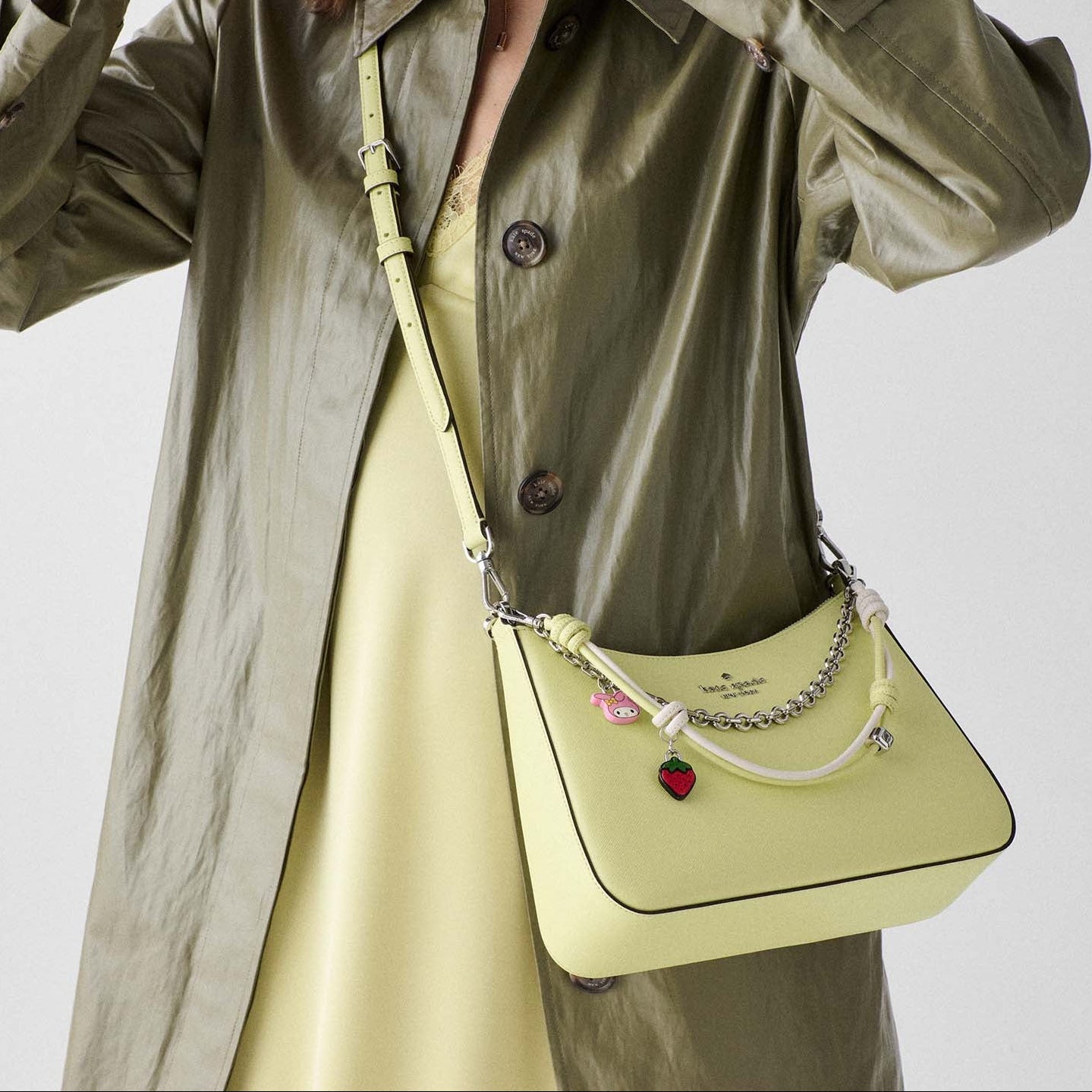 My Melody x Kate Spade New York Margot Convertible Shoulder Bag (Yellow)