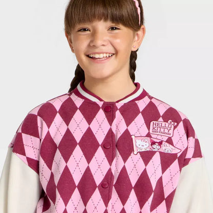 Hello Kitty and Friends Girls Better Together Varsity Jacket