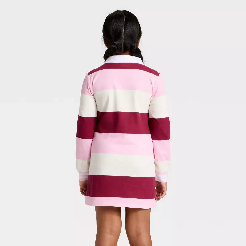 Hello Kitty and Friends Girls Striped Rugby Dress