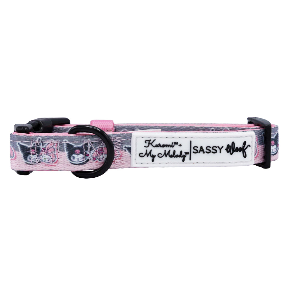 My Melody & Kuromi x Sassy Woof Dog Collar