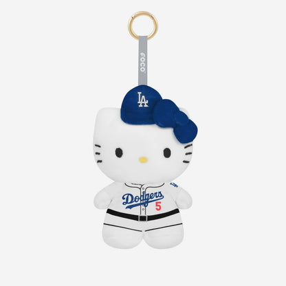 Hello Kitty x Los Angeles Dodgers Plush Mascot Keychain (Freddie Freeman)