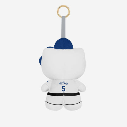 Hello Kitty x Los Angeles Dodgers Plush Mascot Keychain (Freddie Freeman)