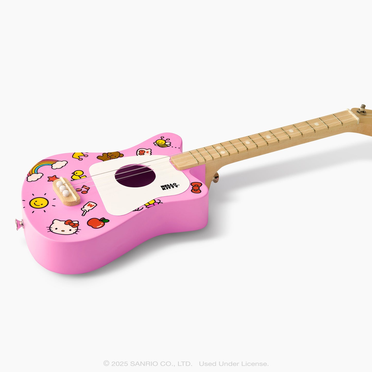 Hello Kitty x Loog Kids Mini Acoustic Guitar (Pink)