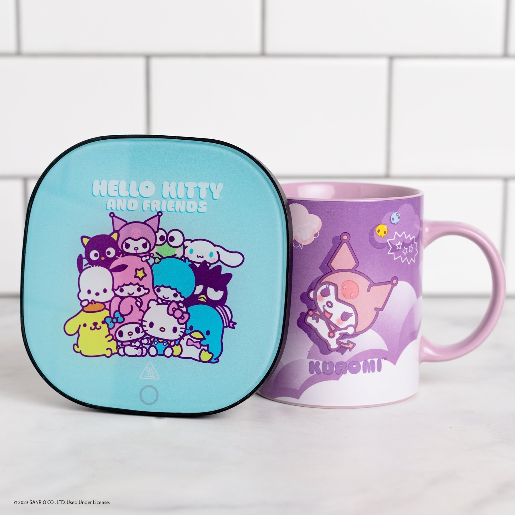 Kuromi Coffee Mug & Warmer Set
