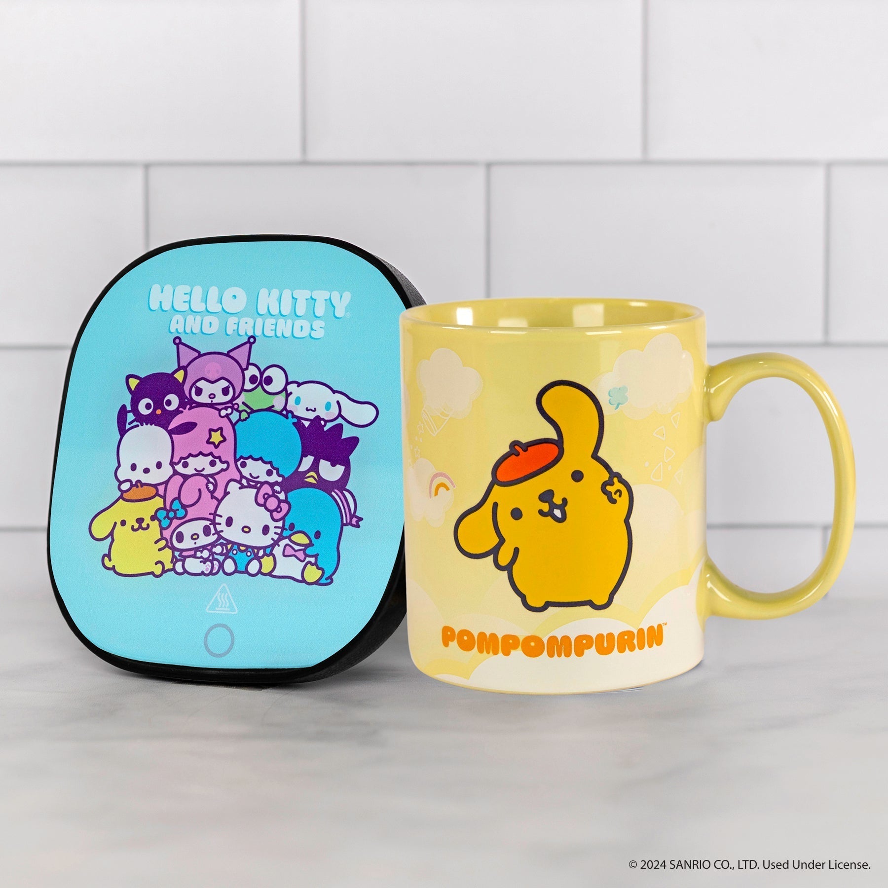 Pompompurin Coffee Mug & Warmer Set