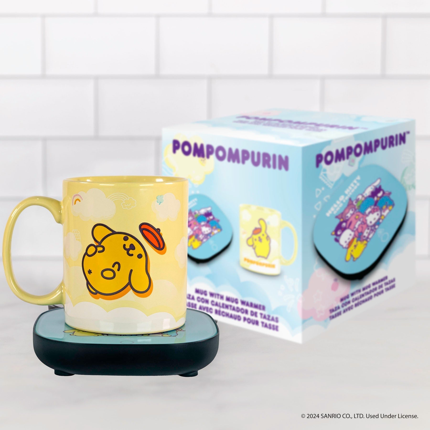 Pompompurin Coffee Mug & Warmer Set