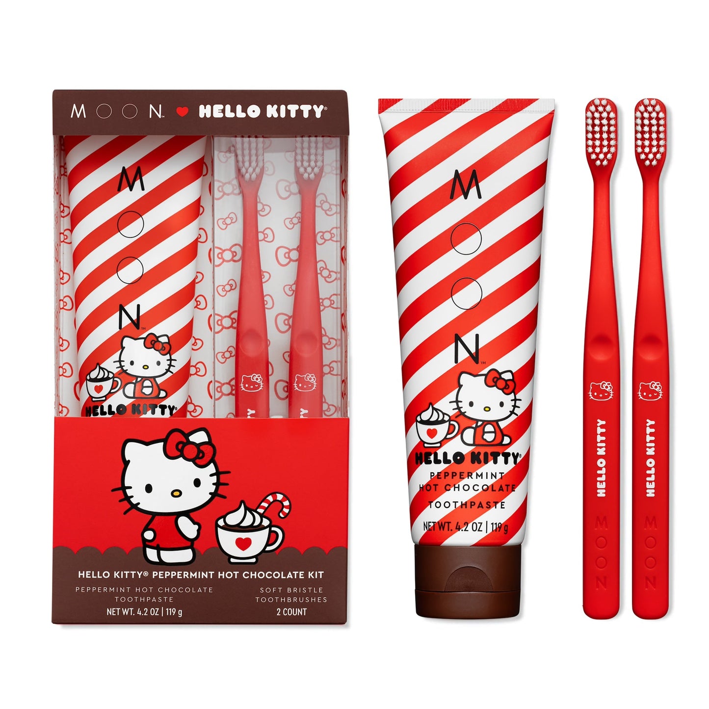 Hello Kitty x MOON Oral Beauty Peppermint Hot Chocolate Kit