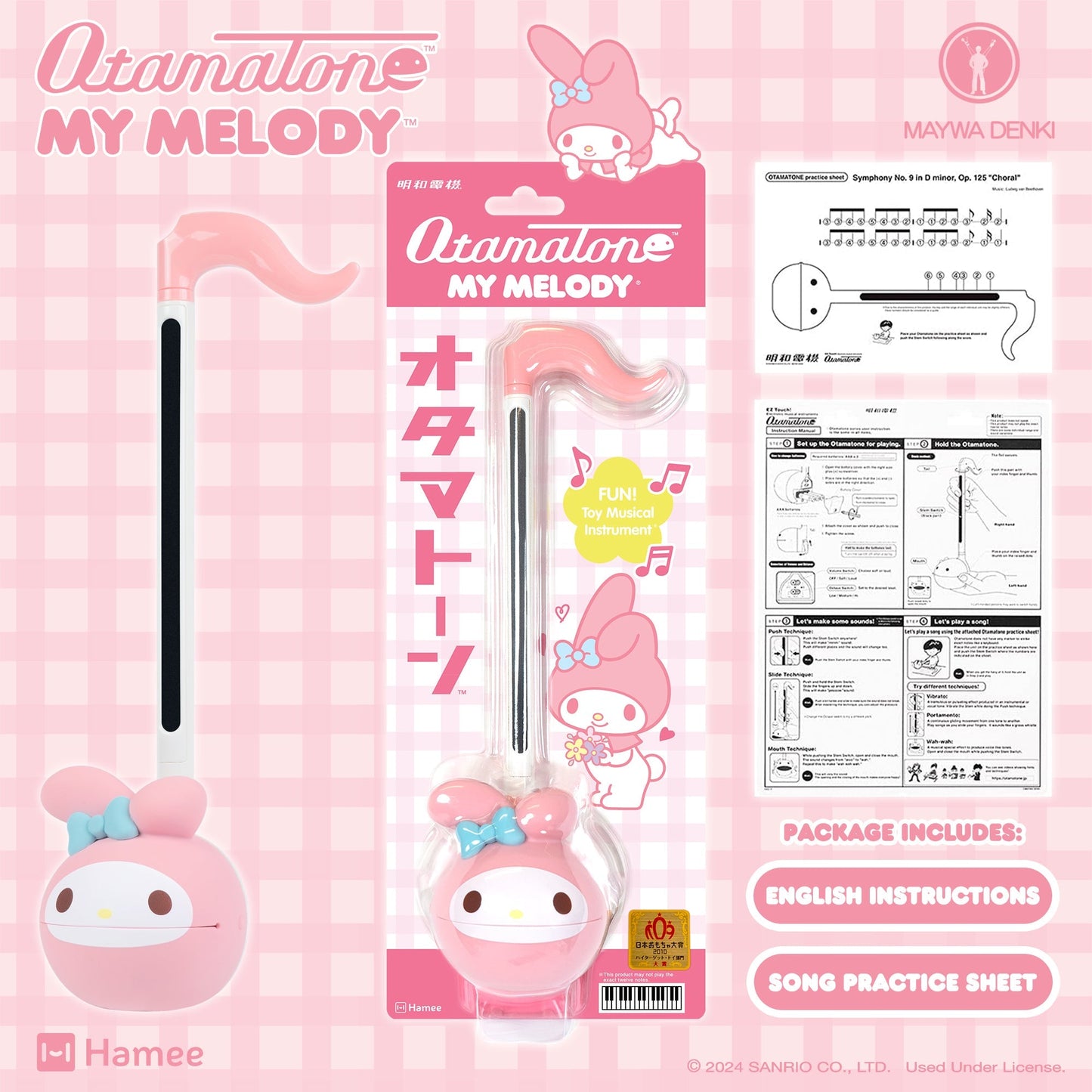 My Melody Otamatone Musical Toy