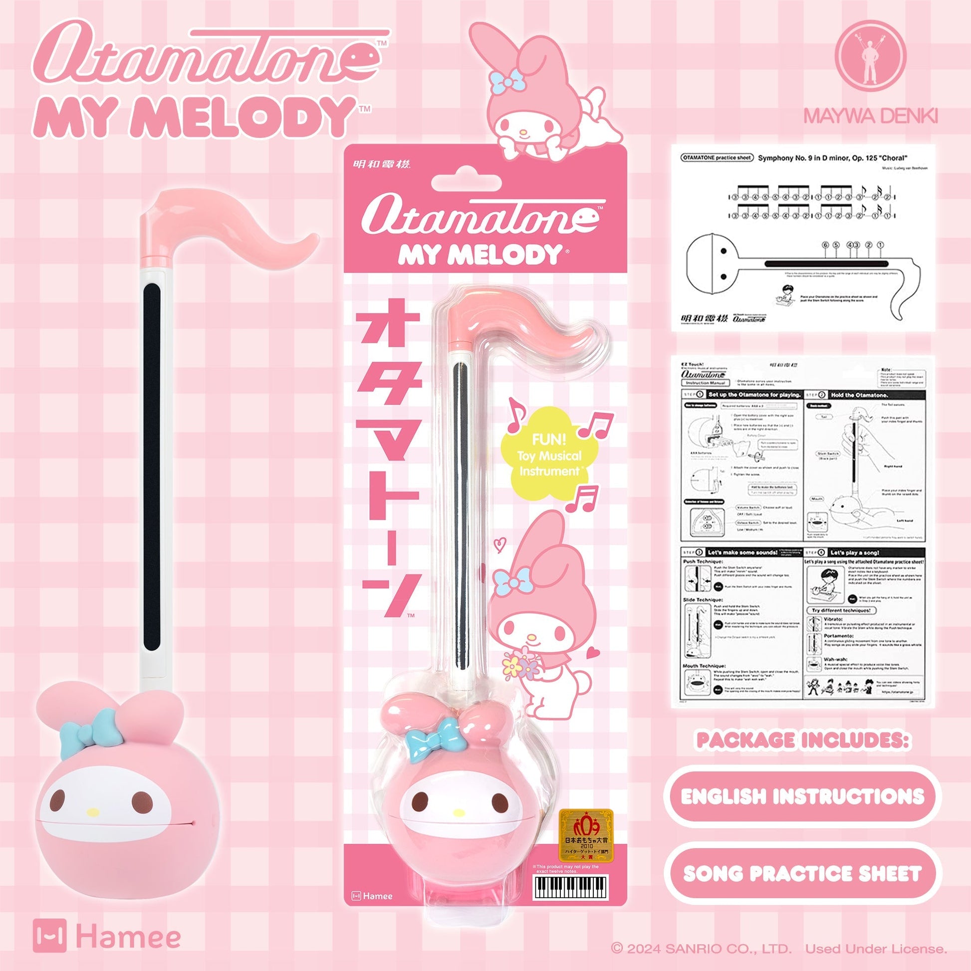 My Melody Otamatone Musical Toy