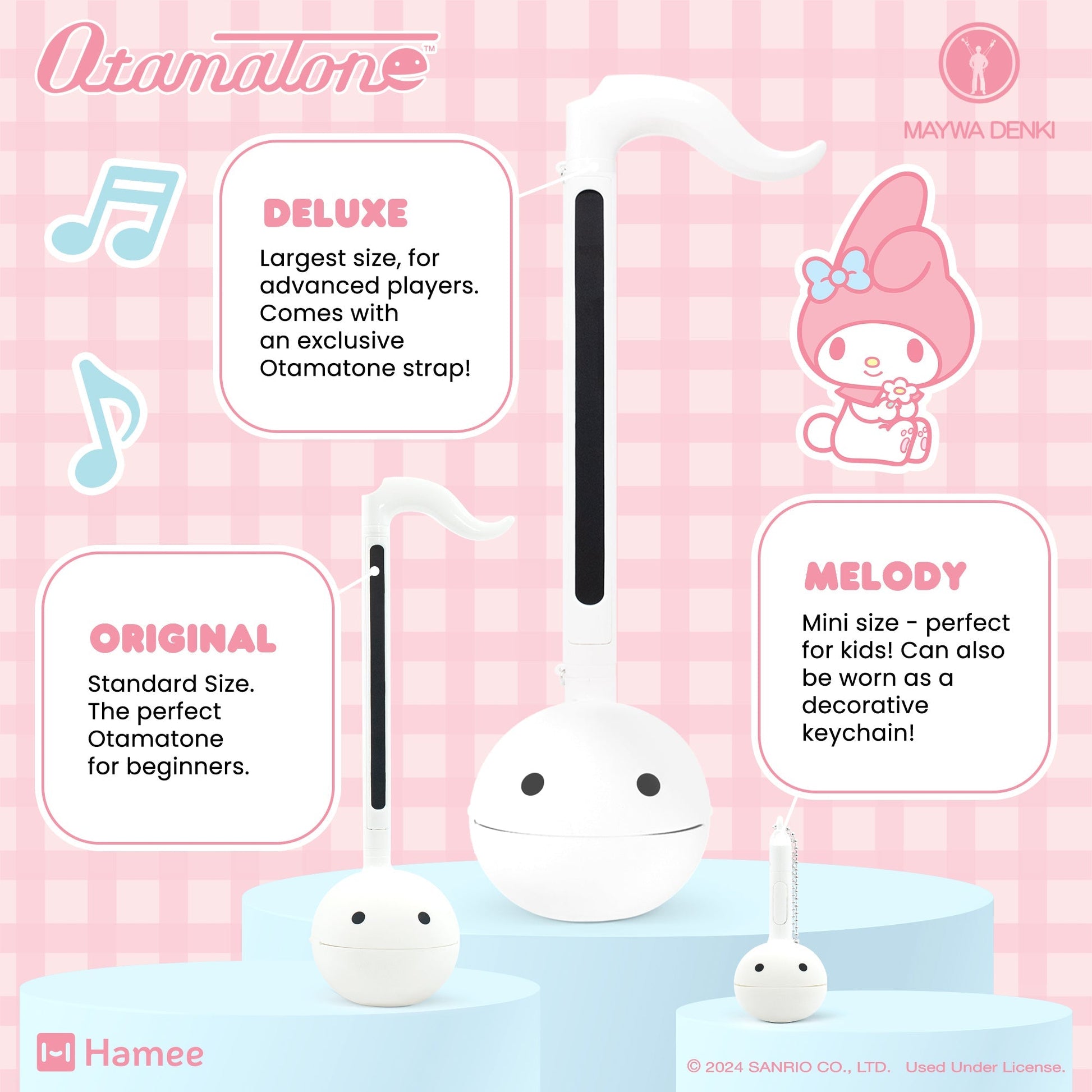 My Melody Otamatone Musical Toy