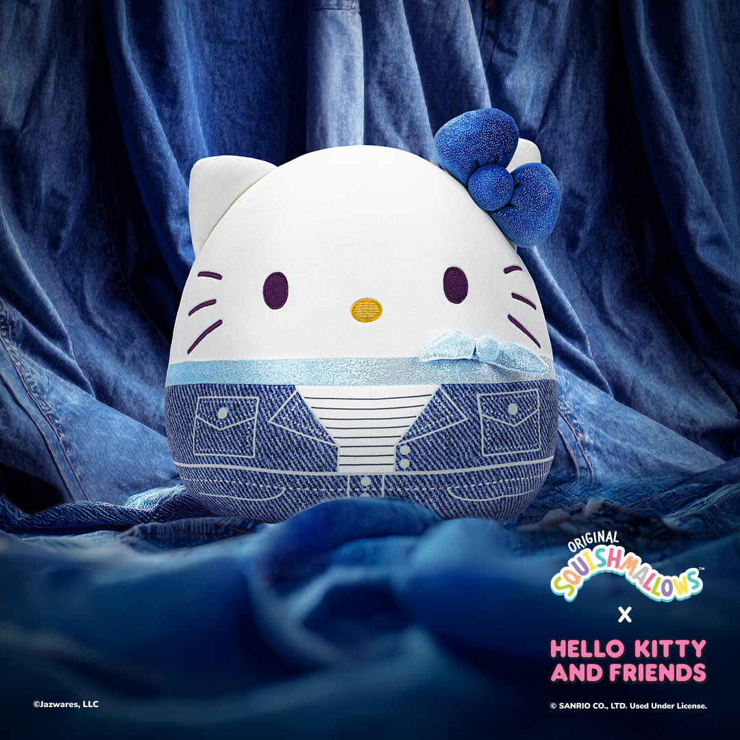 Hello Kitty 12" Squishmallows Plush (Denim)