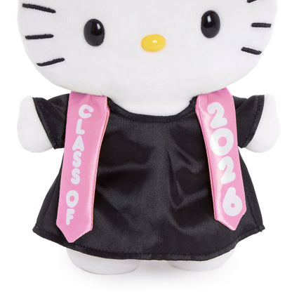 Hello Kitty 9" Cap and Gown Graduation Plush (Pink)