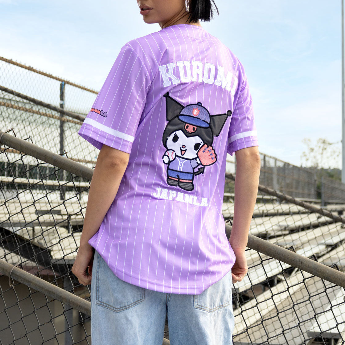 Kuromi x JapanLA Baseball Jersey (Purple)