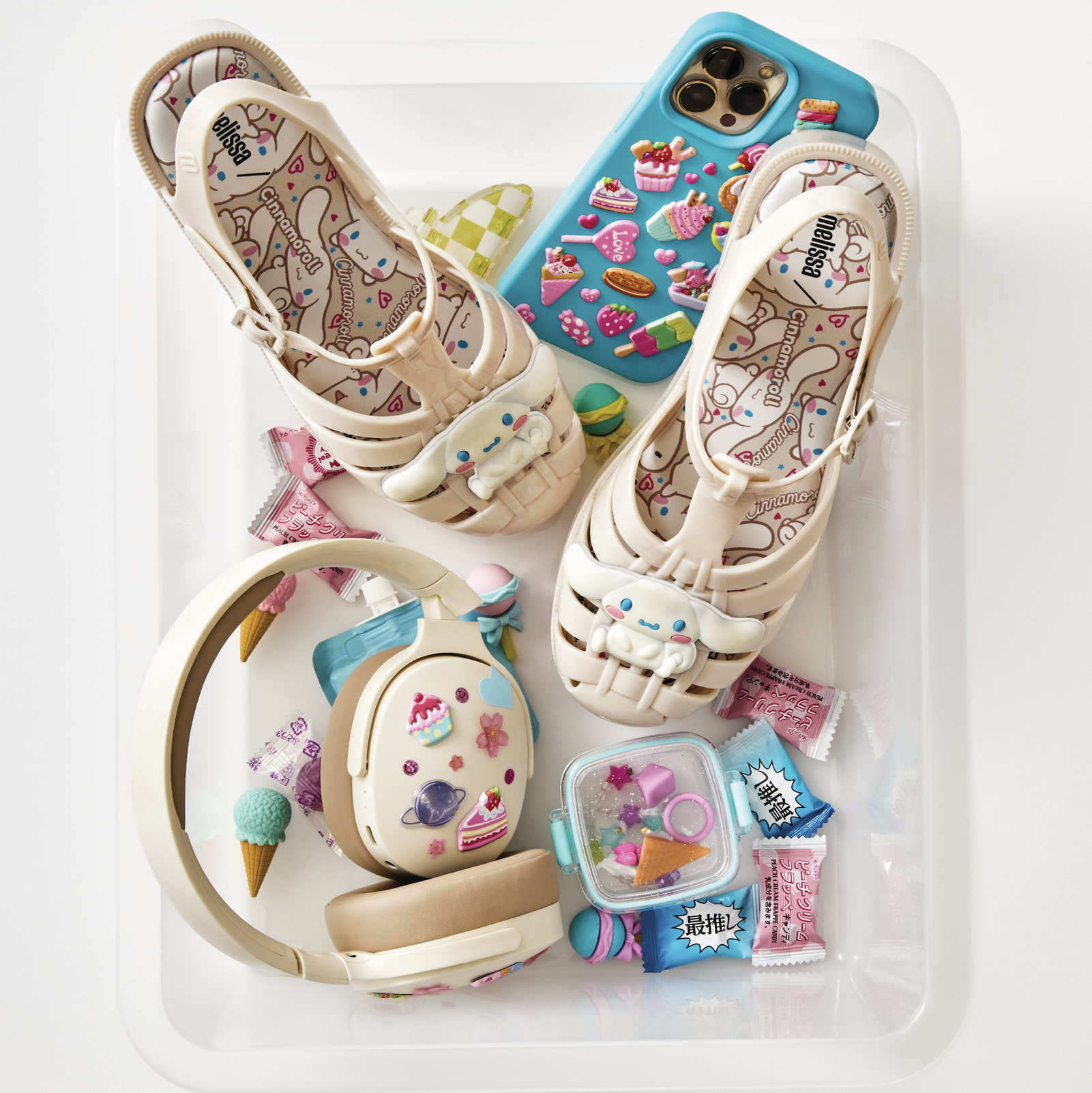 Cinnamoroll x Melissa Possession Jelly Sandal (Beige)