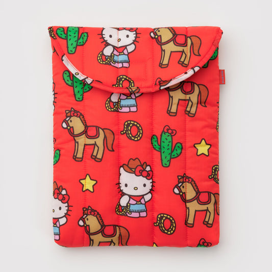 Hello Kitty x Baggu 16" Puffy Laptop Sleeve (Western)