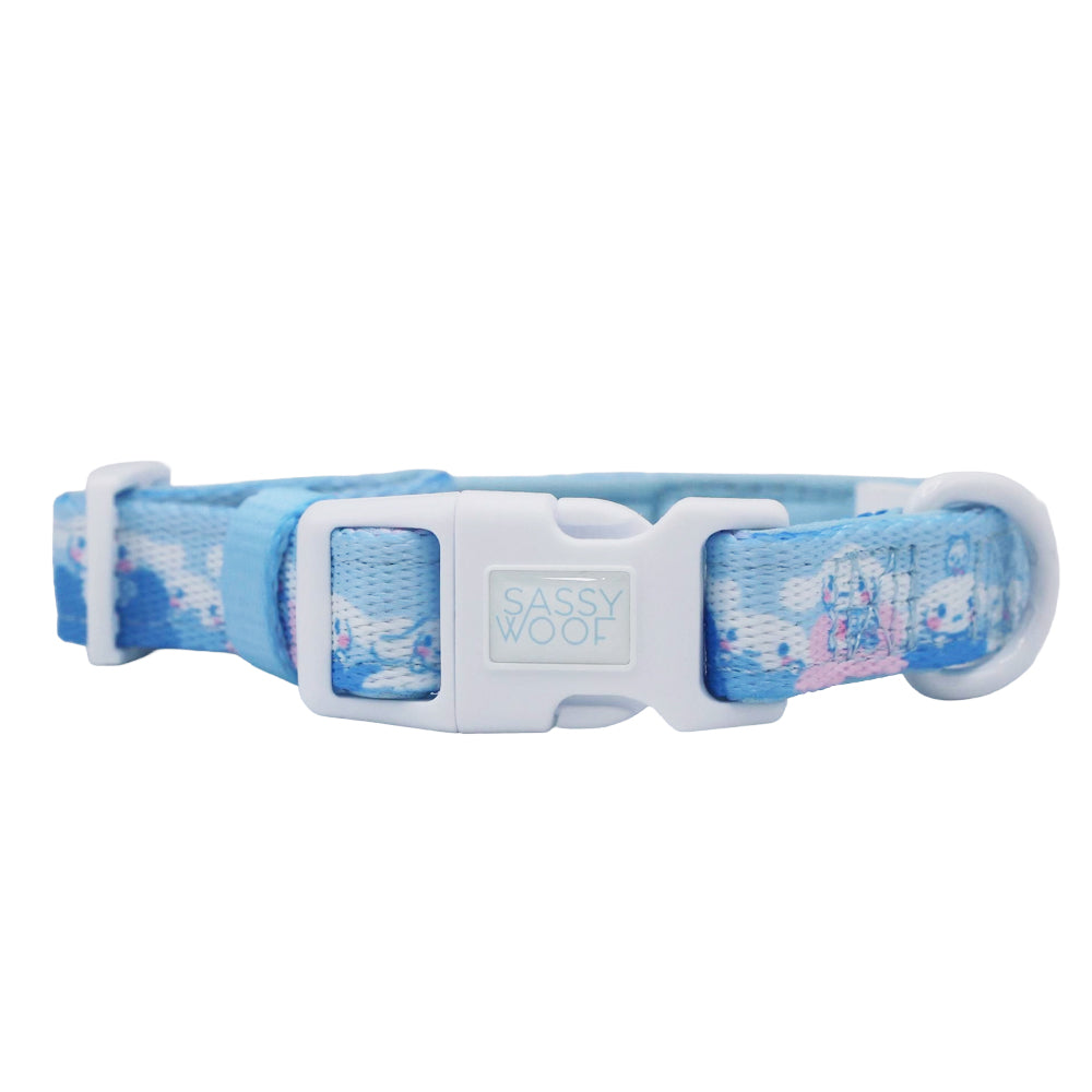 Cinnamoroll x Sassy Woof Dog Collar (Clouds)