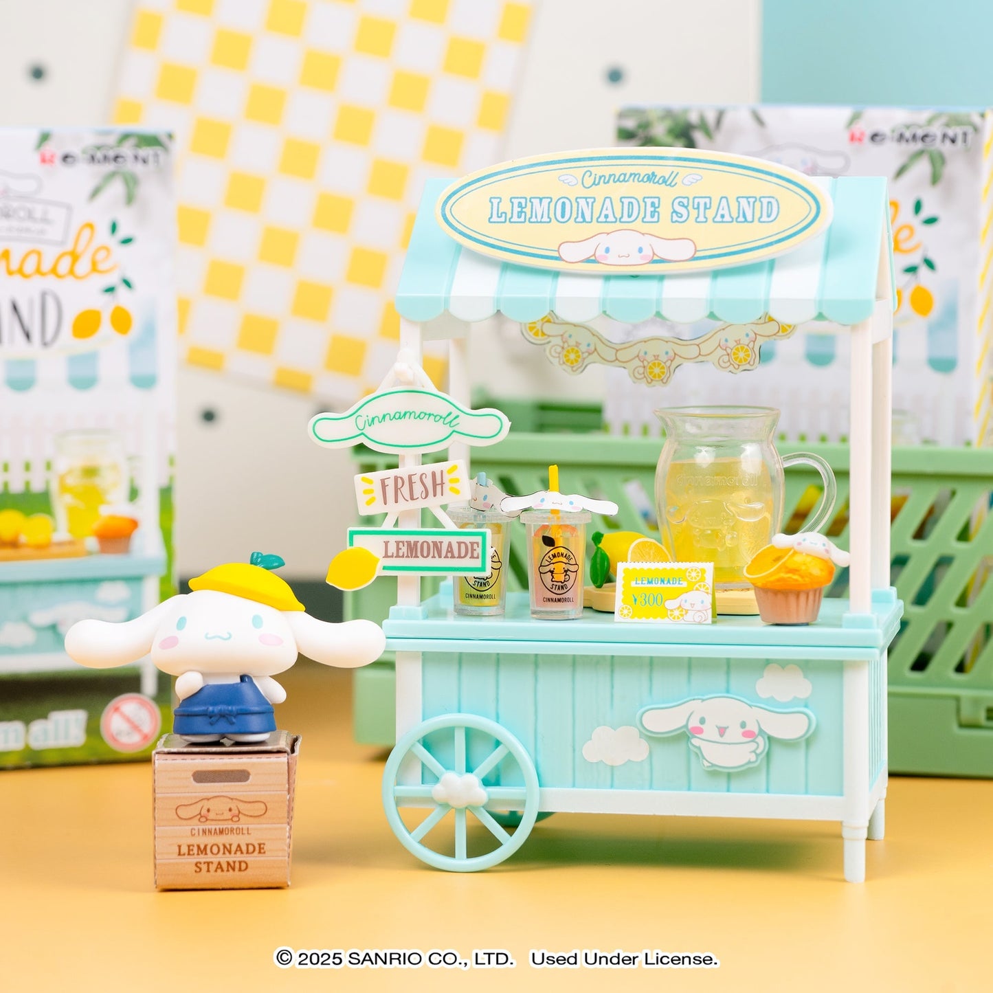 Re-Ment Cinnamoroll's Lemonade Stand Blind Box Figure Set