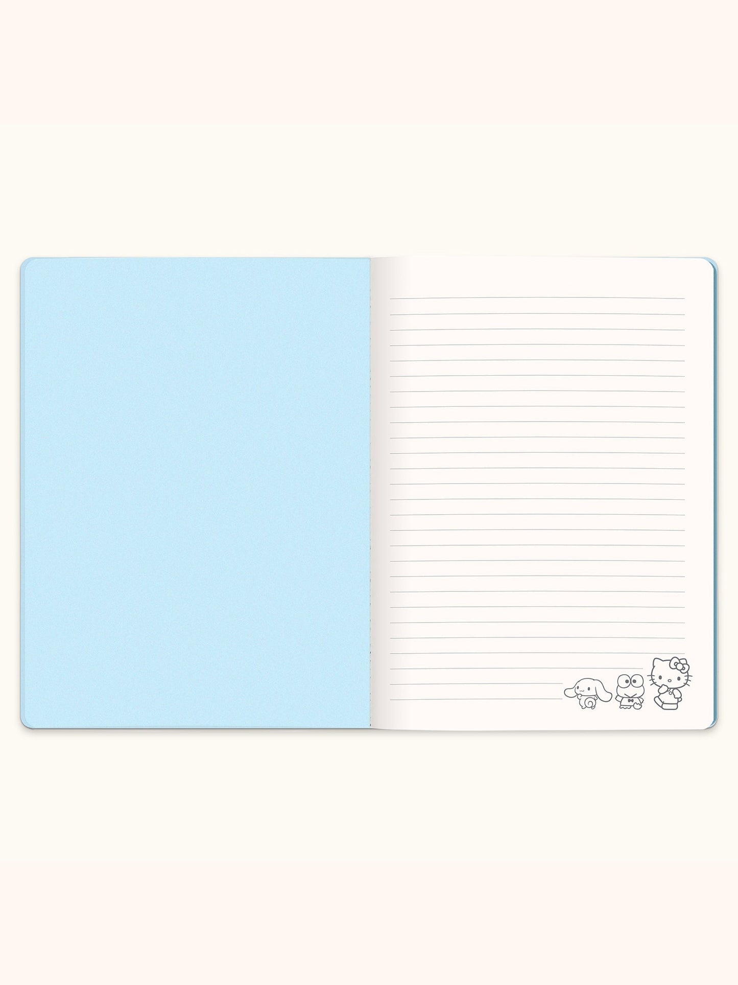 Hello Kitty and Friends x Studio Oh! Pink Pinstripe Casey Notebook with Phone Loop