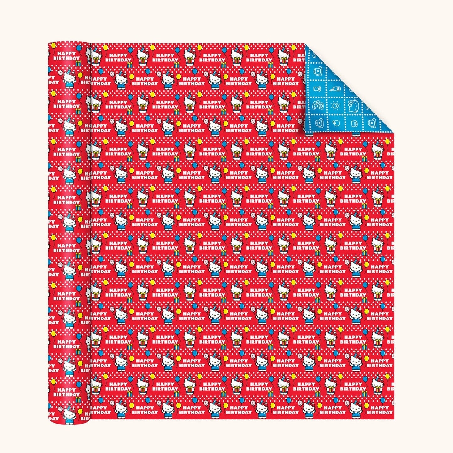 Hello Kitty x Studio Oh! Retro Red Reversible Gift Wrap