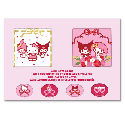 Hello Kitty and Friends x Studio Oh! Hearts and Ribbons Mini Note Card Set