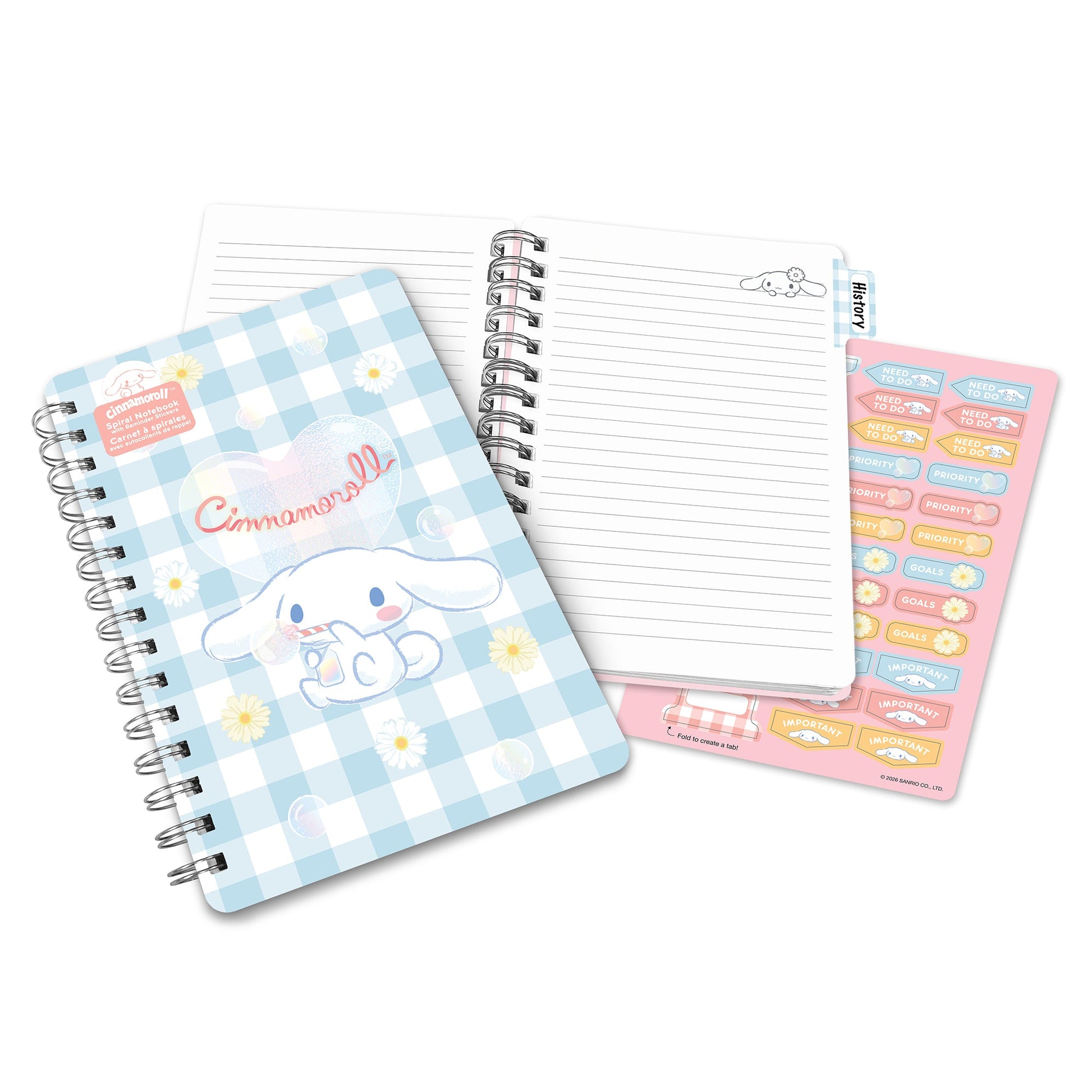 Cinnamoroll x Studio Oh! Sweet Daisies Agatha Notebook
