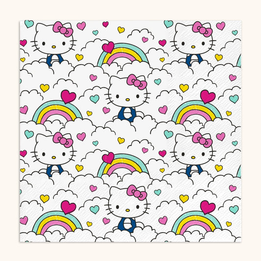 Hello Kitty x Studio Oh! Retro Rainbow Luncheon Napkins