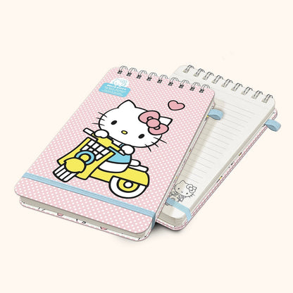 Hello Kitty Hello Kitty x Studio Oh! Classic Pink Top-Spiral Notebook with Pocket & Pen Loop