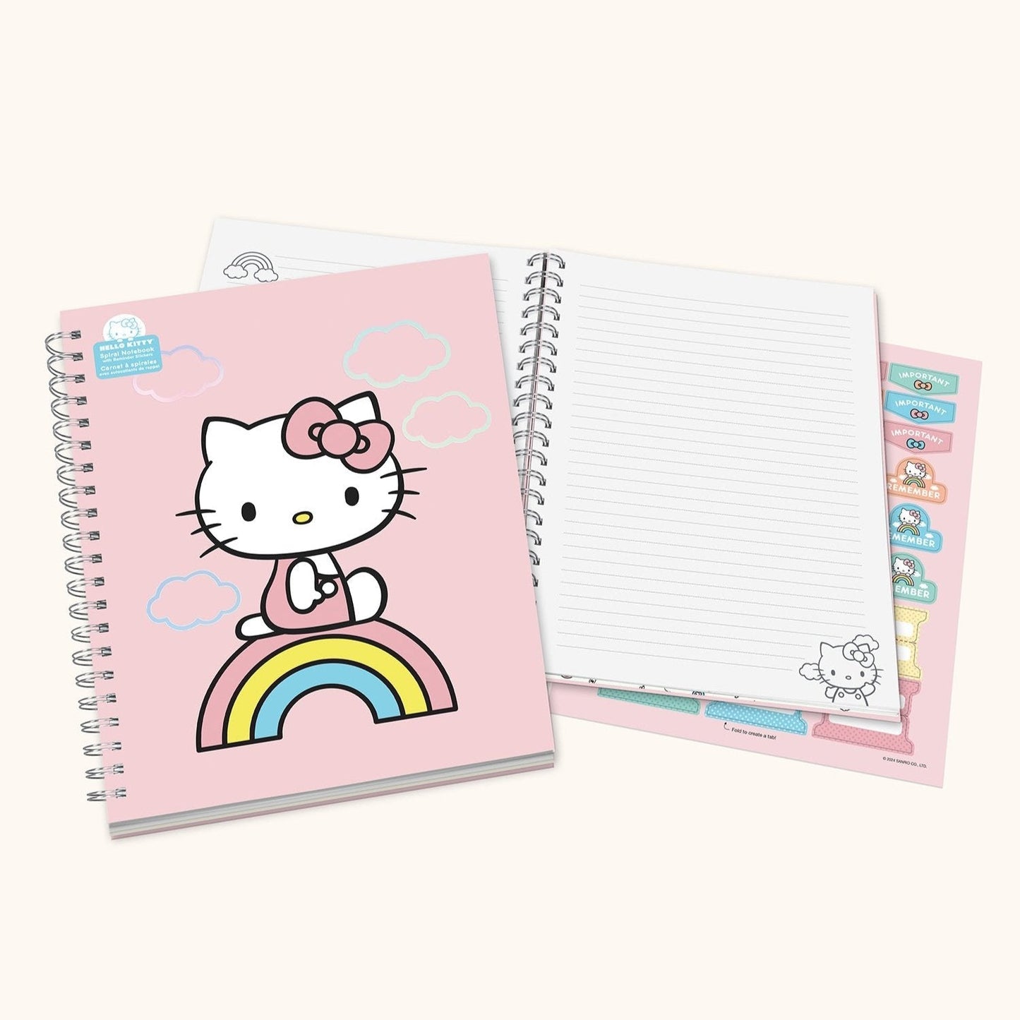 Hello Kitty x Studio Oh! Classic Pink Extra-Large Spiral Notebook