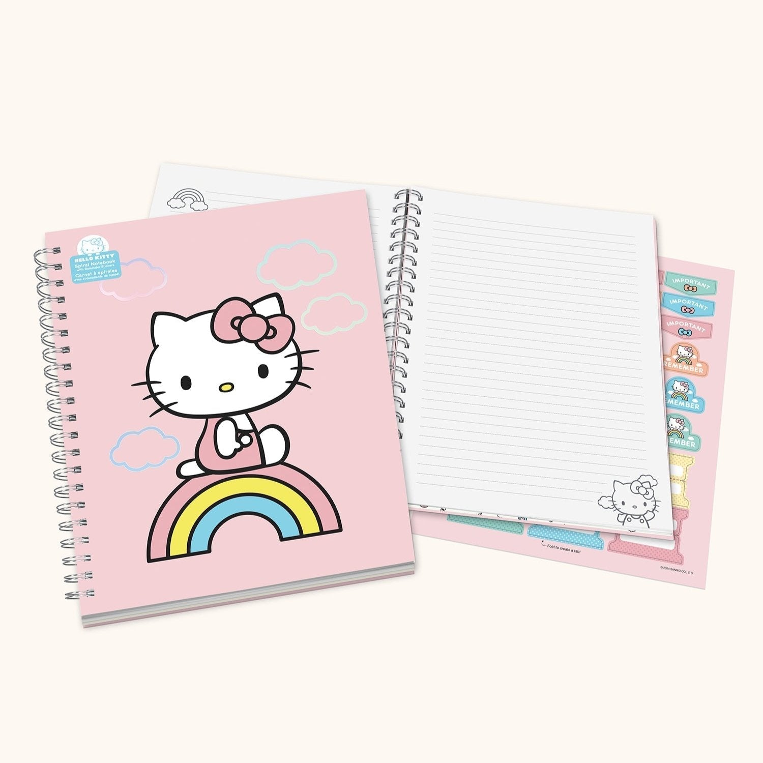 Hello Kitty x Studio Oh! Classic Pink Extra-Large Spiral Notebook