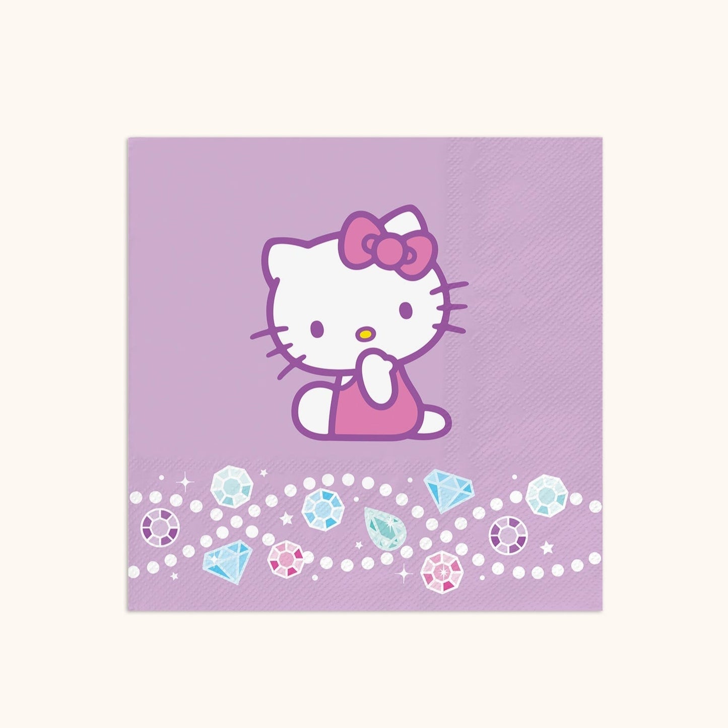 Hello Kitty x Studio Oh! Bejeweled Beverage Napkins