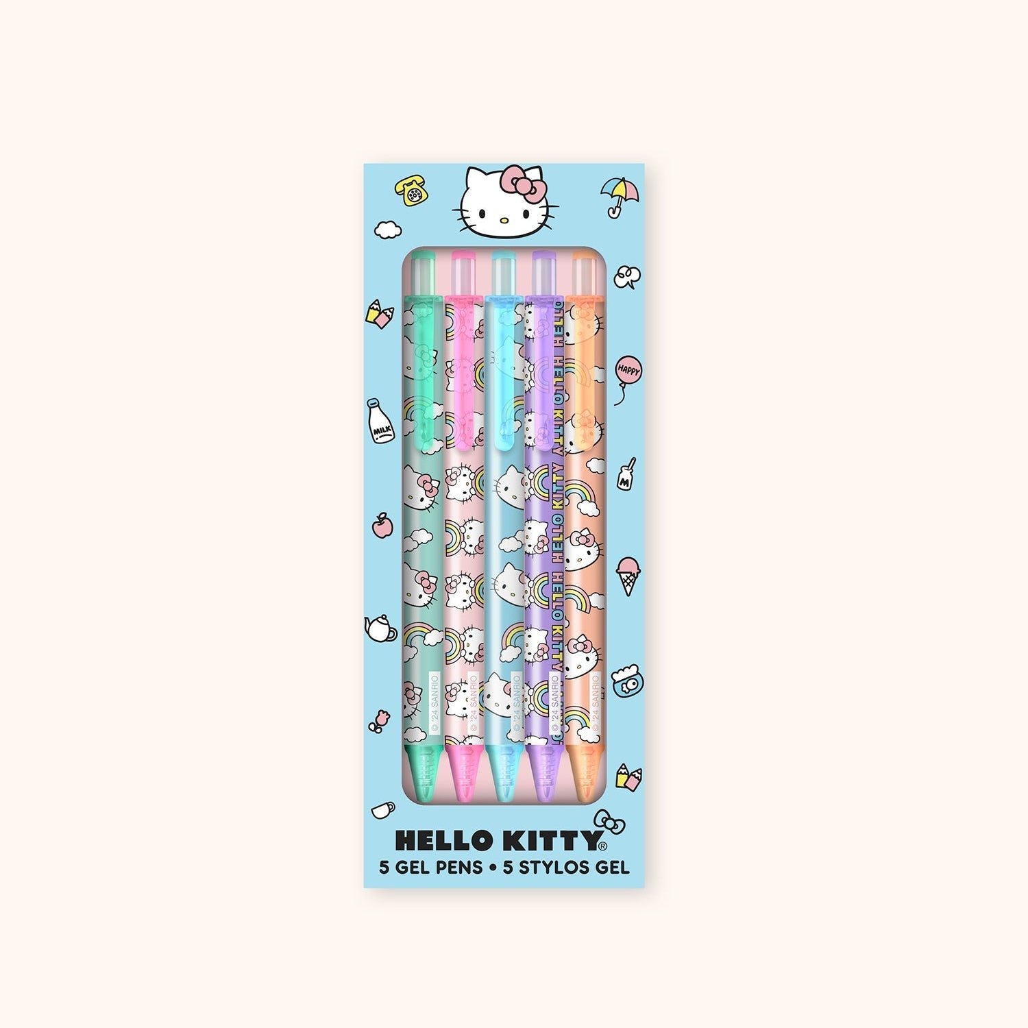 Hello Kitty x Studio Oh! Classic Blue Gel Pens