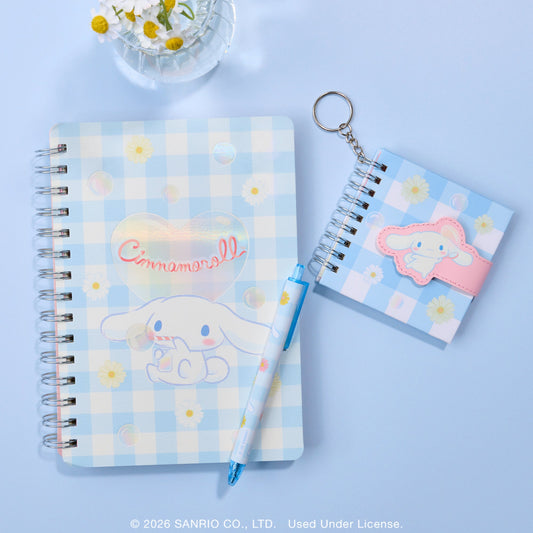 Cinnamoroll x Studio Oh! Sweet Daisies Mini Notebook Keychain