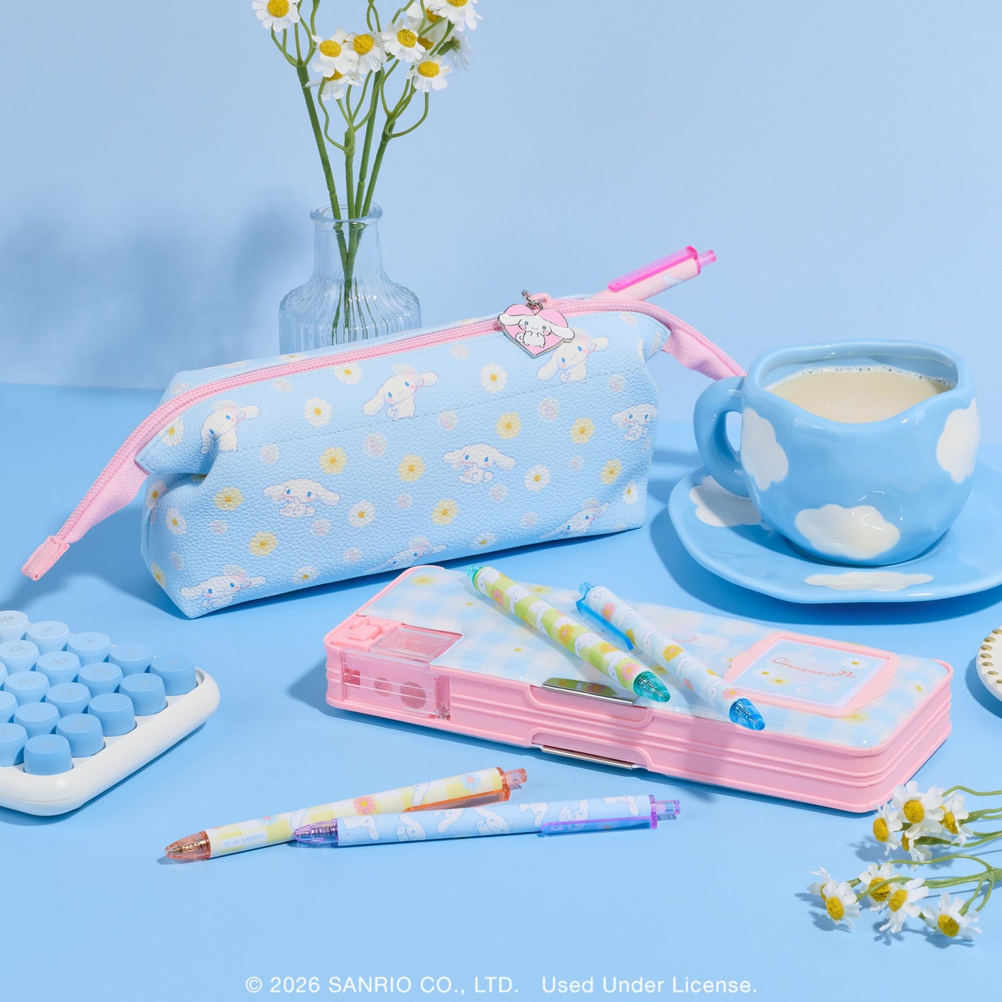 Cinnamoroll x Studio Oh! Sweet Daisies Mini Loaf Pencil Pouch