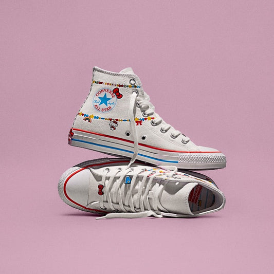 Converse x Hello Kitty Chuck Taylor All Star Charmed Hi-Top Sneaker (Adult - White)