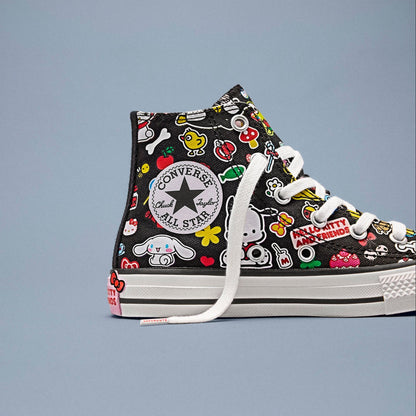 Converse x Hello Kitty and Friends Chuck Taylor All Star Hi-Top Sneaker (Kids - Black)