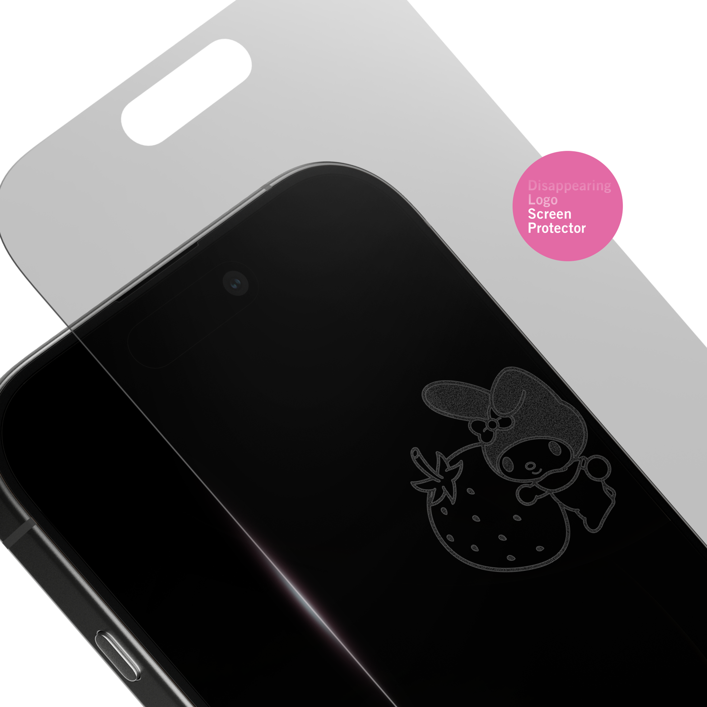 My Melody x Screen Skinz Berry iPhone Clear Screen Protector