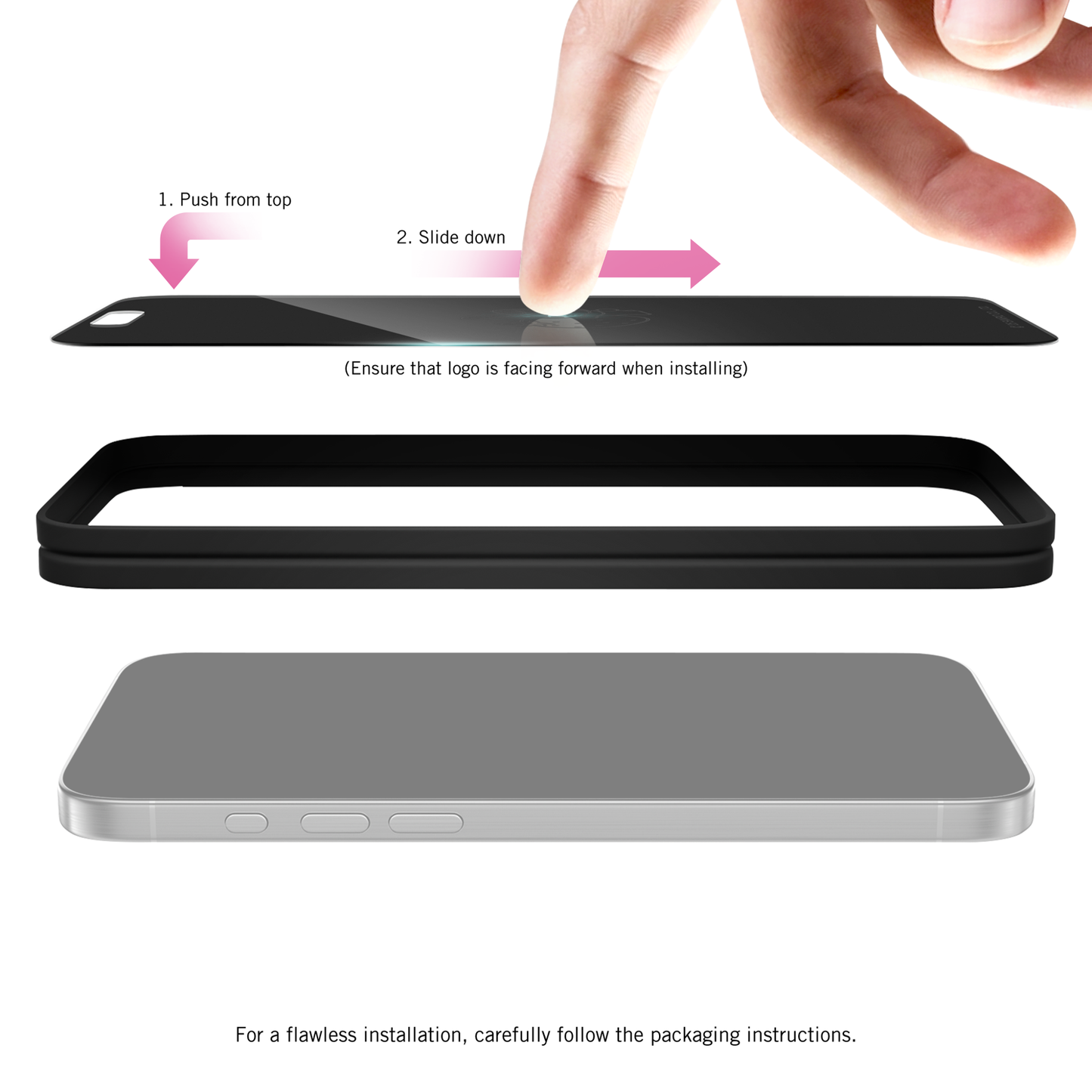 My Melody x Screen Skinz Berry iPhone Privacy Screen Protector