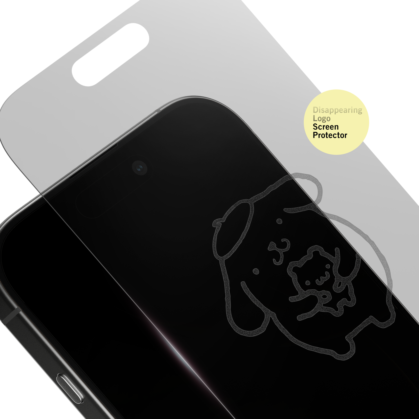 Pompompurin x Screen Skinz Hug iPhone Clear Screen Protector