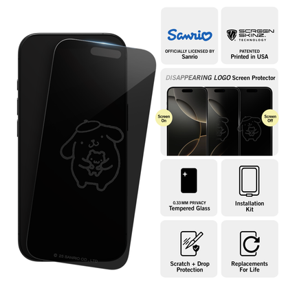 Pompompurin x Screen Skinz Hug iPhone Privacy Screen Protector
