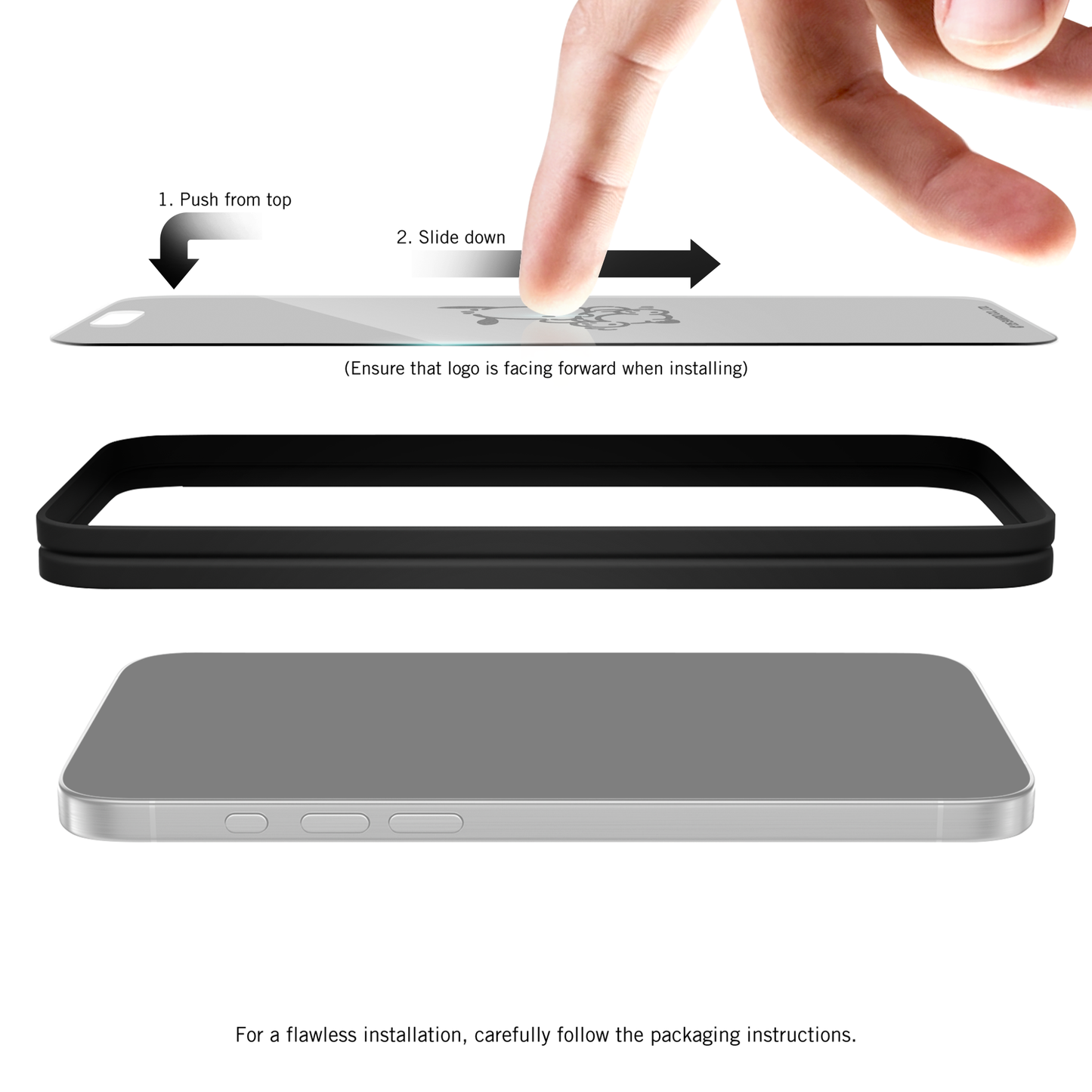 Pochacco x Screen Skinz Dancing iPhone Clear Screen Protector