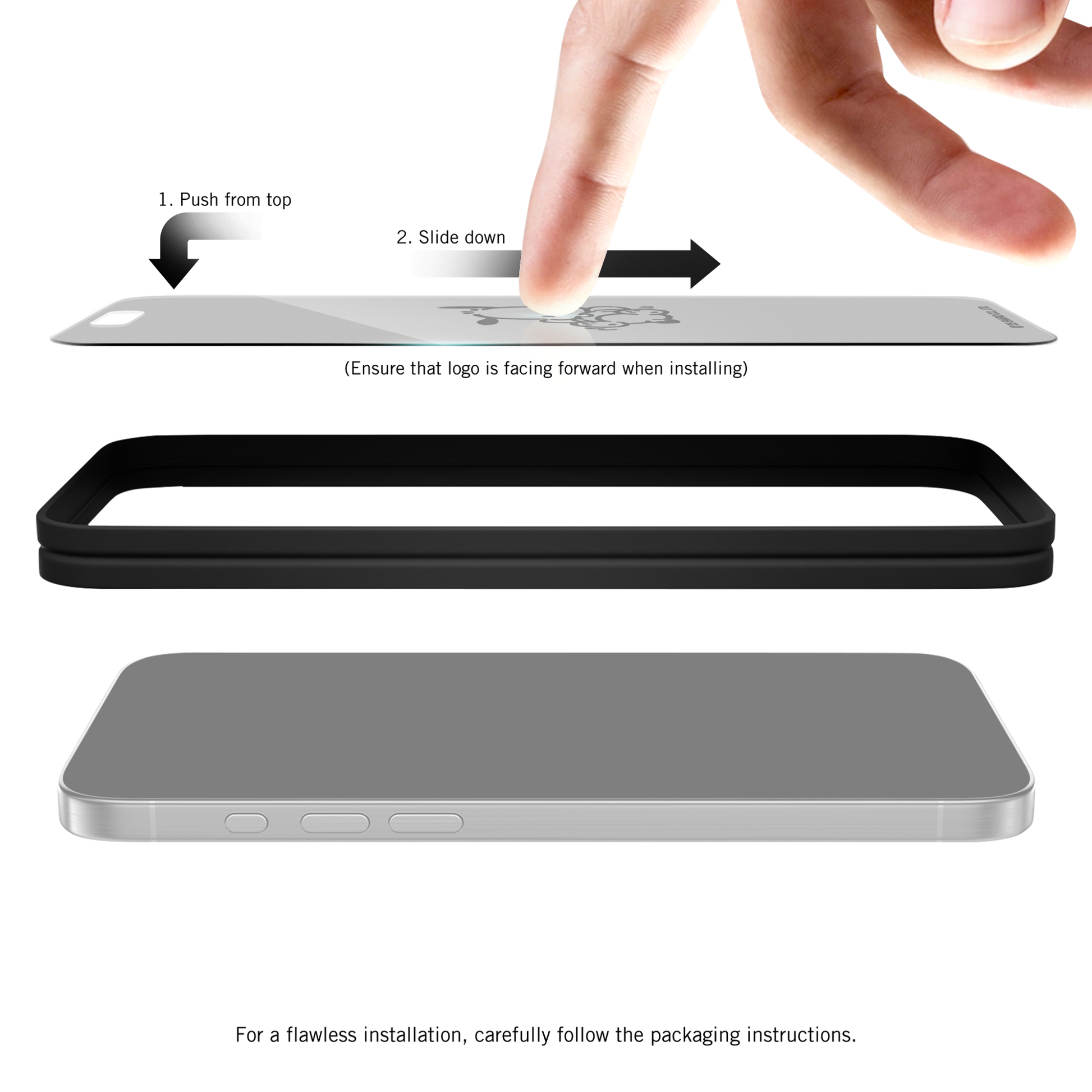 Pochacco x Screen Skinz Dancing iPhone Clear Screen Protector