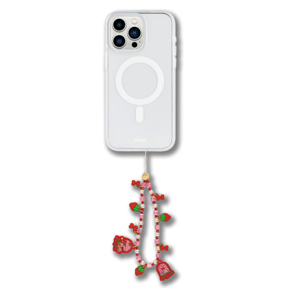 My Melody x Sonix Strawberry Shortcake Phone Beaded Wristlet