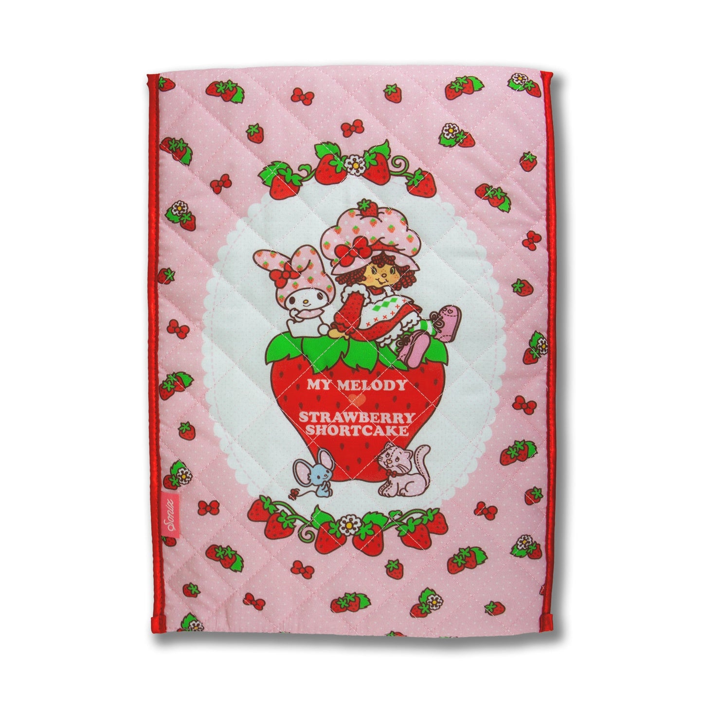 My Melody x Sonix Strawberry Shortcake Quilted Laptop Sleeve