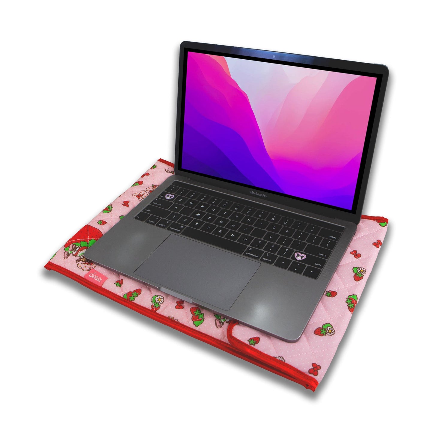 My Melody x Sonix Strawberry Shortcake Quilted Laptop Sleeve