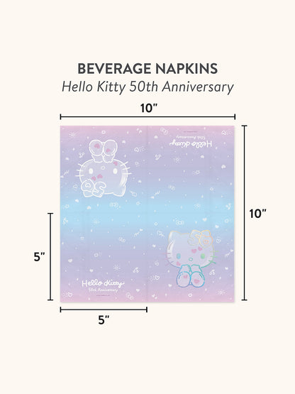 Hello Kitty x Studio Oh! 50th Anniversary Beverage Napkins