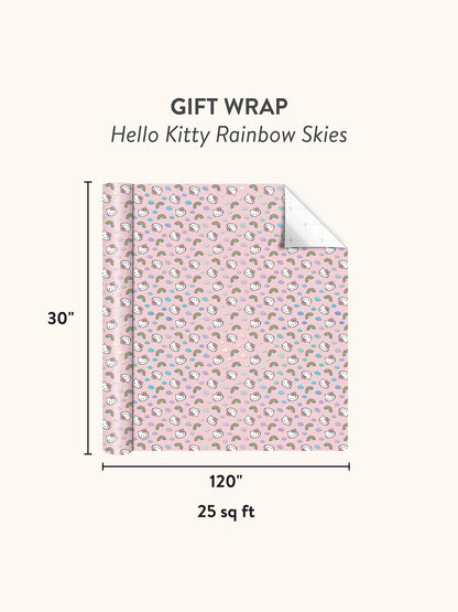 Hello Kitty x Studio Oh! Rainbow Skies Gift Wrap