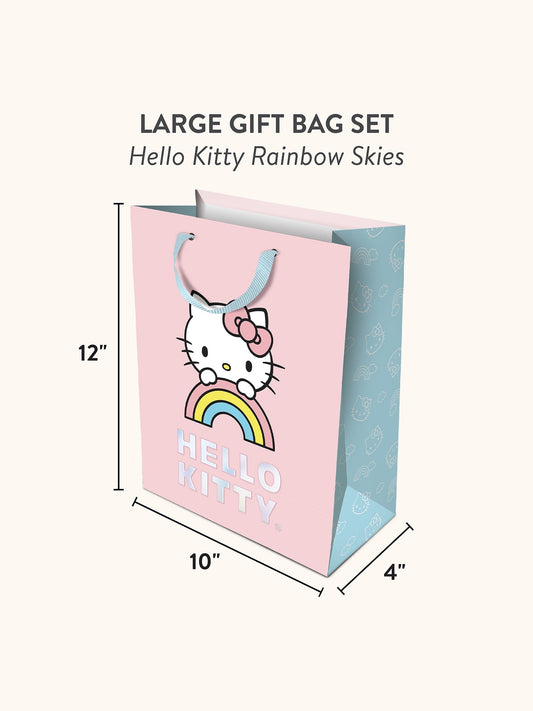 Hello Kitty x Studio Oh! Rainbow Skies Gift Bag Set (Large)